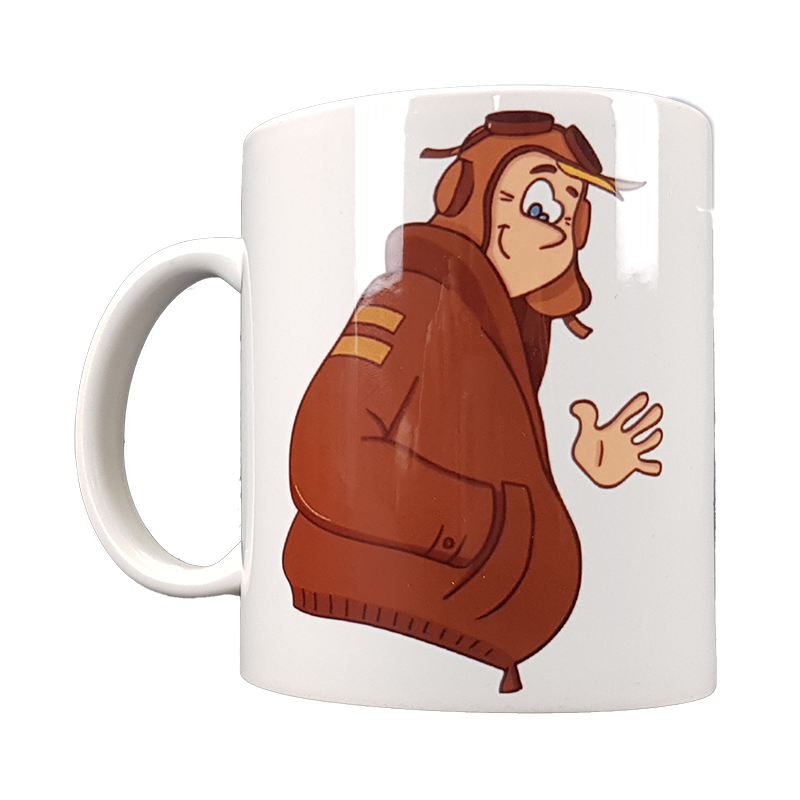 Mug aviateur vintage