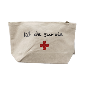 Pochette kit survie verso