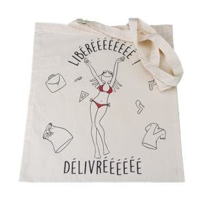 Tote bag école libérée délivrée