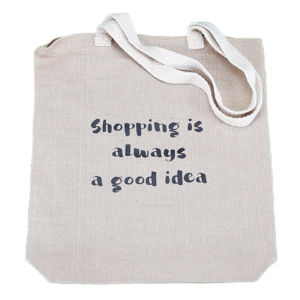 Tote bag shopping verso