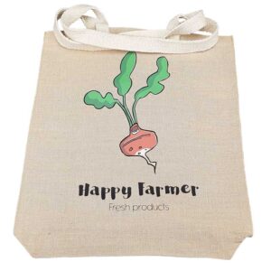 Tote bag Happy farmer