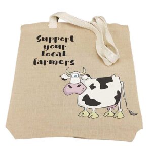 Tote bag support your local farmer